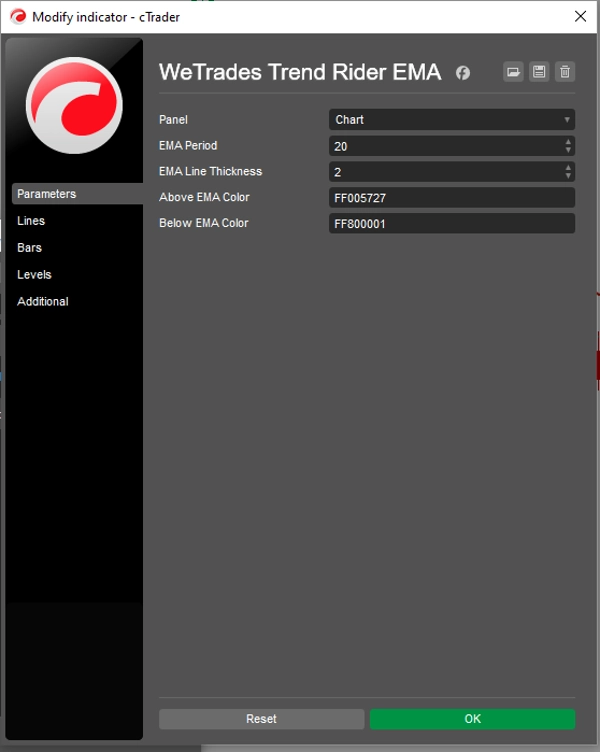Imej yang dimuat naik "WeTrades Trend Rider EMA"