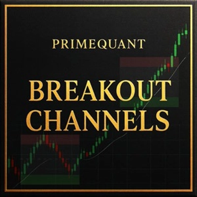 "Breakout Channels by PrimeQuant" โลโก้