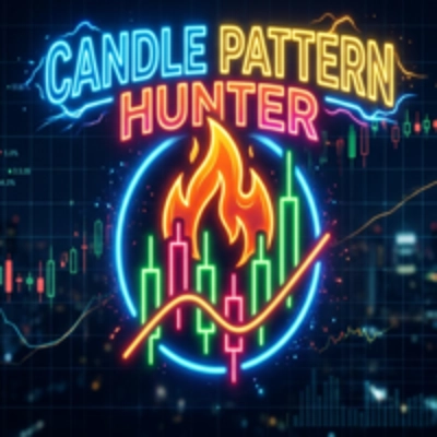 شعار "Candle Pattern Hunter"