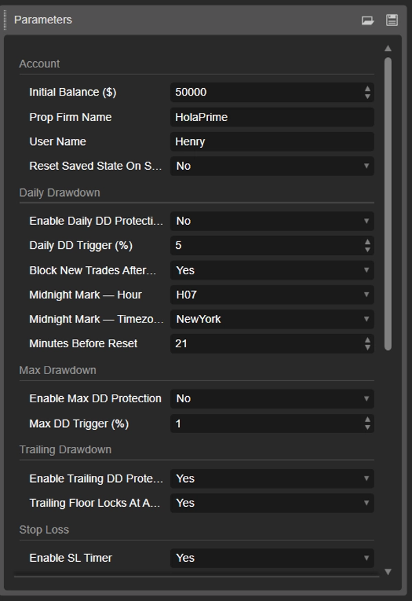 Trading product for RiskEnforcer V3.5 with Telegram Notification cBot Position Sizer Fixed Risk %, image 3