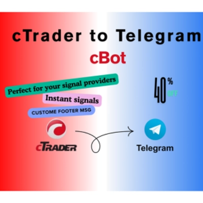 "cTrader To Telegram Signals" logo