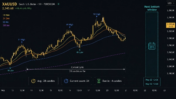 Trading product for AMS Hierarchical Market Cycle Mapper Pro Indicator Fibonacci EMA, image 9