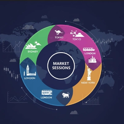 "Market Sessions With Stats" logo