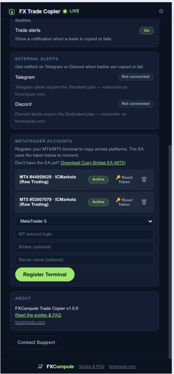 Trading product for FXCompute Trade Copier Multi-platform plugin No Overtrading One-click Trading, image 7