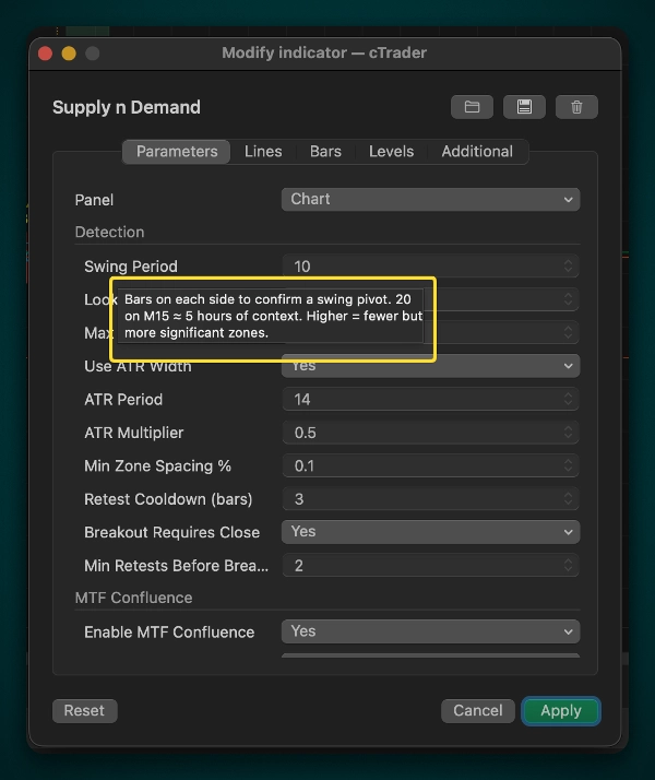 Trading product for Supply n Demand Indicator Volume Supply & Demand, image 3