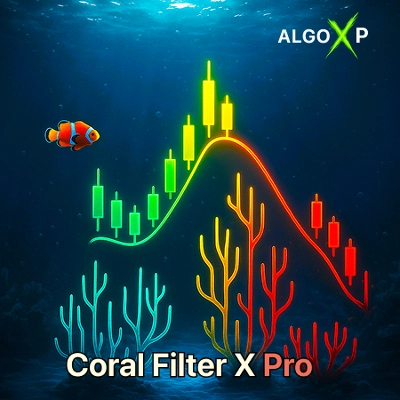 "Coral Filter X Pro" logo