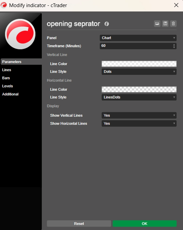 Trading product for opening seprator Indicator AI-assisted, image 2