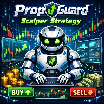 Logo "PropGuard Scalper Strategy"
