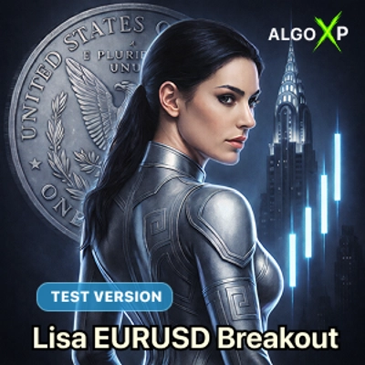 「Lisa EURUSD Breakout - TEST VERSION」ロゴ