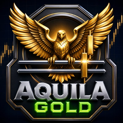 "Aquila Gold" โลโก้