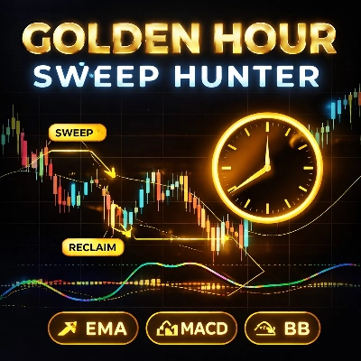 "Golden Hour Sweep Hunter" logo