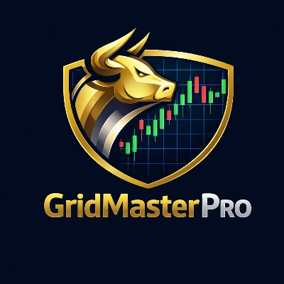 "Grid Master Pro" 로고