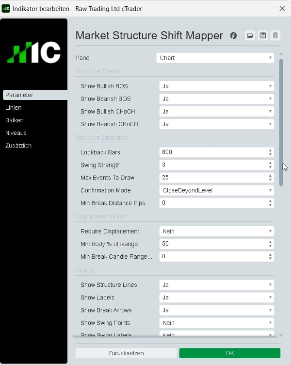 Trading product for Market Structure Shift Mapper Indicator Key Levels MSS, image 4