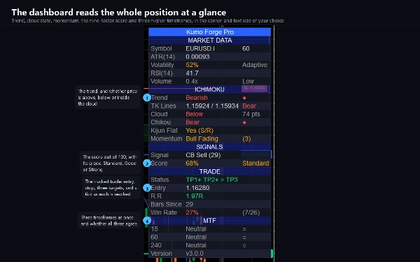 Trading product for Kumo Forge Pro Indicador Key Levels RSI, image 6