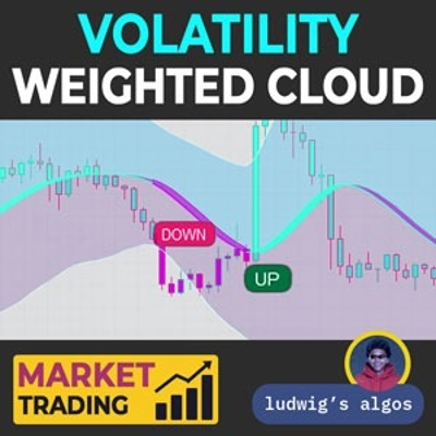 "Volatility Weighted Cloud by LudwigICT" logo