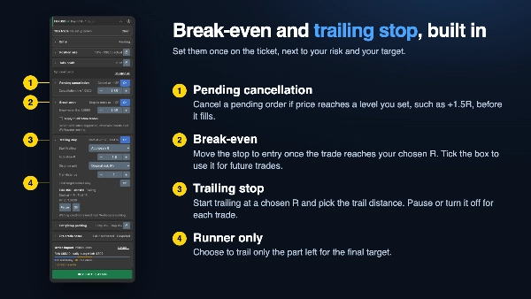Trading product for Keel Workspace Desktop plugin No Overtrading Chart UI Tools, image 7