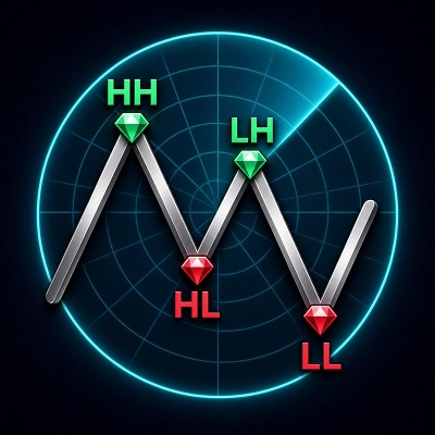 Trading product for Trend Swing Radar Indicator Key Levels Market Structure, image 1