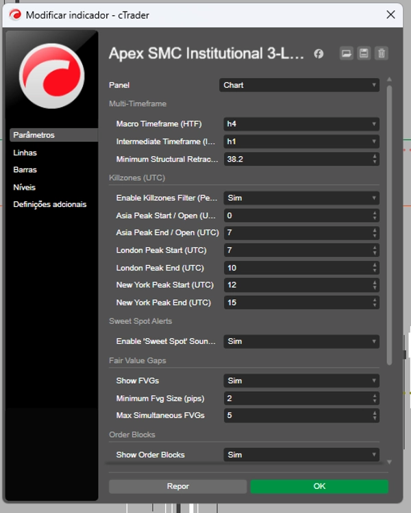 Trading product for Apex SMC Institutional 3-Layer Indikator Premium/Discount  Fair Value Gap, image 5