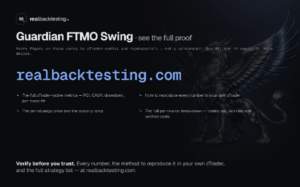 Trading product for realbacktesting Guardian FTMO Swing cBot Consistent Returns Conservative, image 7