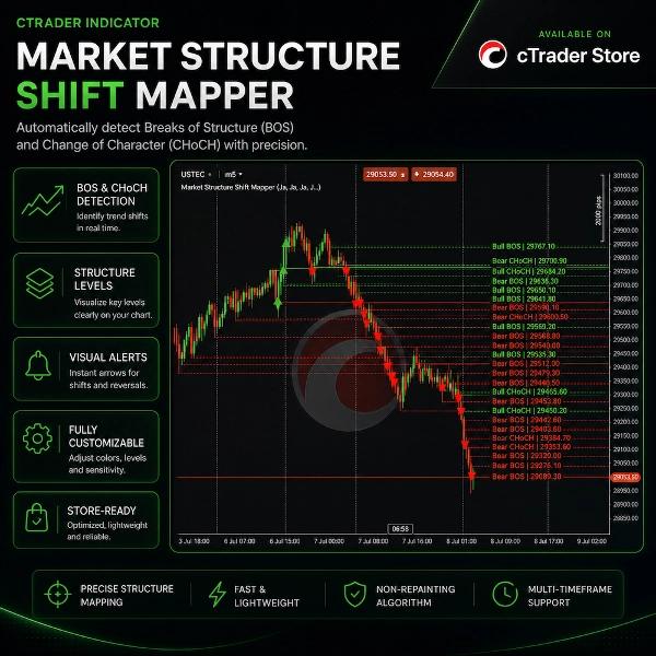 Trading product for Market Structure Shift Mapper Indicator Key Levels MSS, image 6