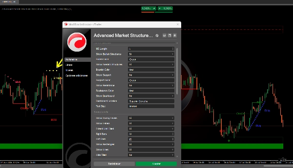 Ảnh "Advanced Market Structure  Bos,Choch,SwinLevels, Order Blog" được tải lên