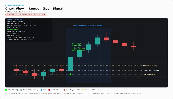 Trading product for LondonOpenSignal مؤشر EMA AI-assisted, image 2