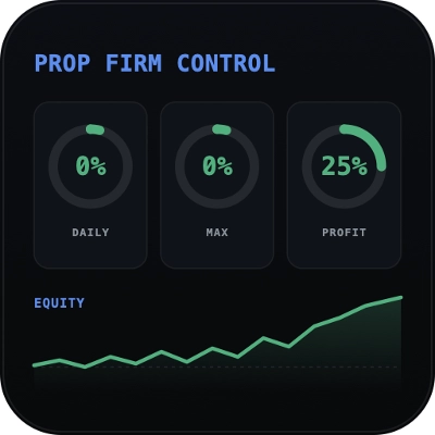 "Prop Firm Control Free" logo