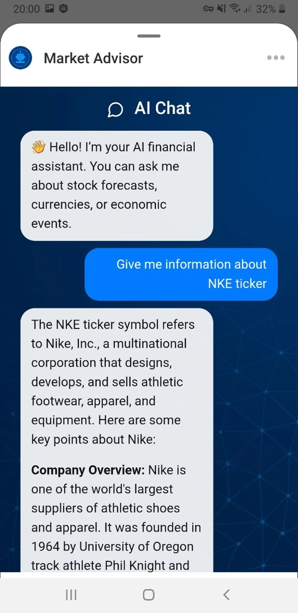 "AI Financial Assistant" 업로드된 이미지