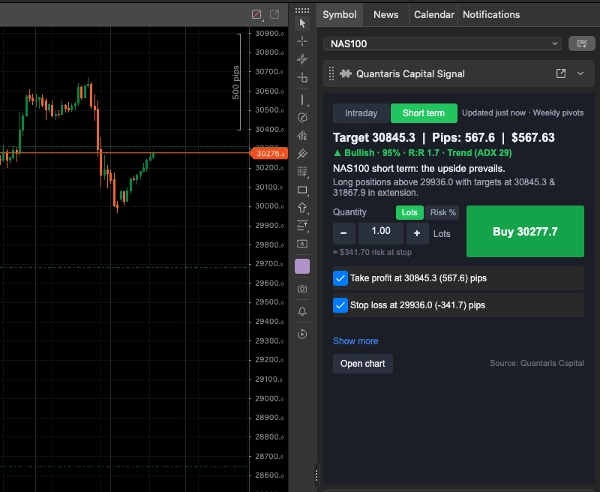 Trading product for Quantaris Capital Signal Plugin cho máy tính Consistent Returns AI Integration, image 2