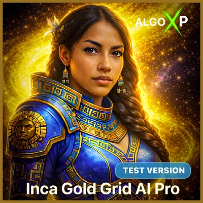 Логотип продукта "Inca Gold Grid AI Pro. TEST VERSION"
