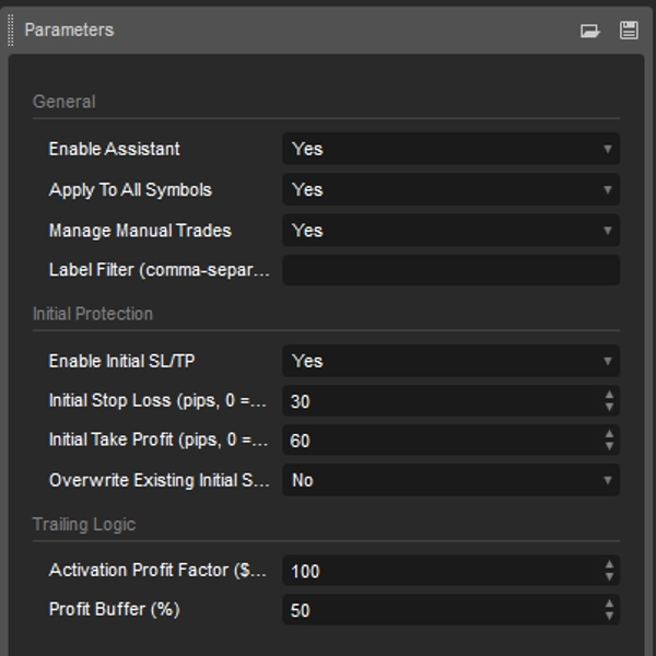 Trading product for Auto Trailing Stop Bot Pro cBot Stop Loss (SL) Manager SL Manager, image 2