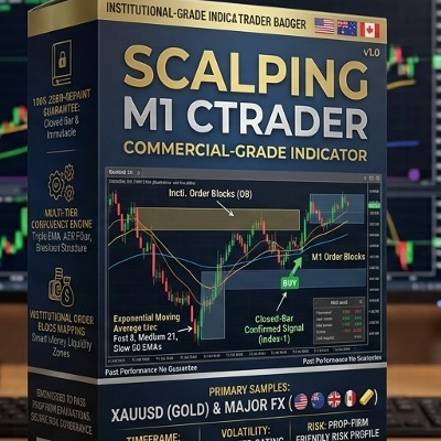 Trading product for Scalping M1 Ctrader Indicator EMA Order Block, image 1