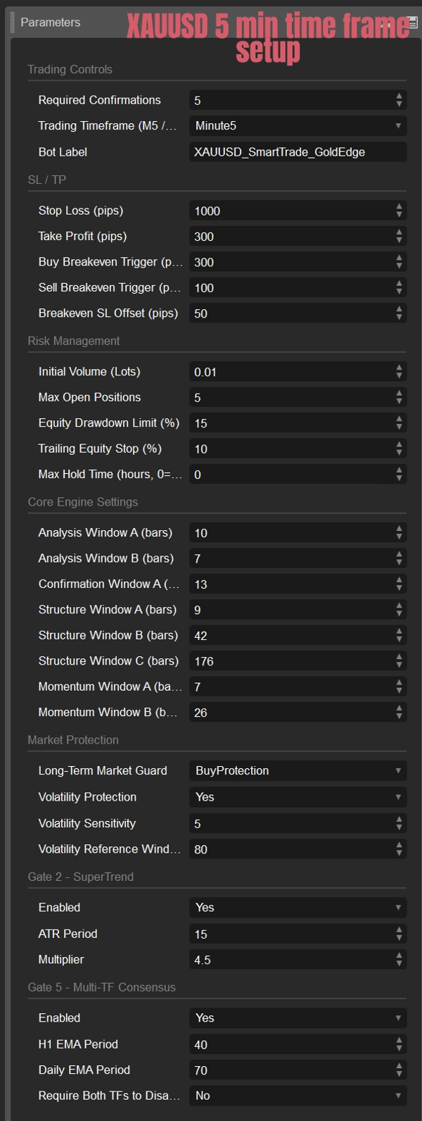 Trading product for SmartTrade GoldEdge cBot Drawdown Guard Daily Loss Limit, image 3