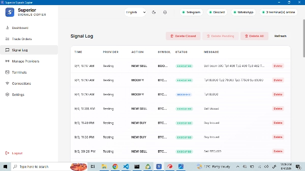 Trading product for Superior Signals Copier cBot Partial Close TP Manager, image 7