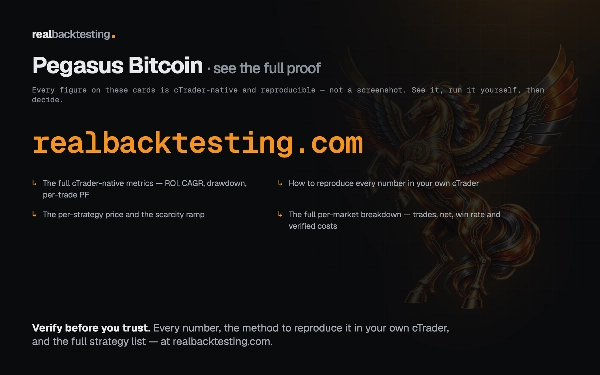 Trading product for realbacktesting Pegasus Bitcoin cBot Consistent Returns Fixed Risk %, image 5
