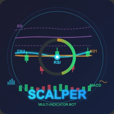 "QuantumScalp AI" logo