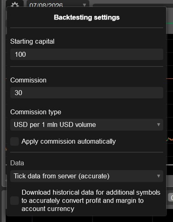 Trading product for Adaptive Trend Convexity Pro cBot Position Sizer TP Manager, image 2