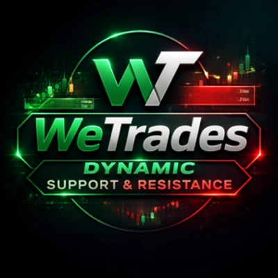 "WeTrades Dynamic Support Resistance" logo