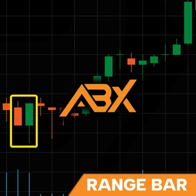 Logo di "Range Bar Strategy and Martingale (Made With AlgoBuilderX)"