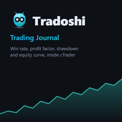 "Tradoshi Trading Journal" logo