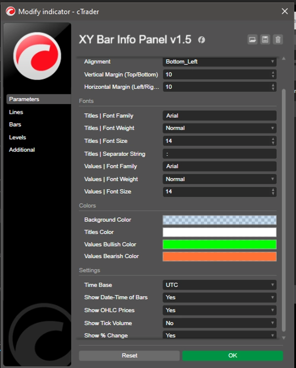"XY Bar Info Panel v1.5" uploaded image