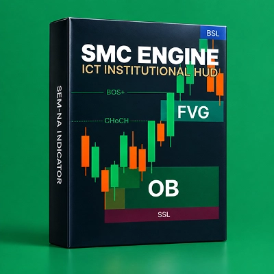 "Smart Money Concepts Engine" logo
