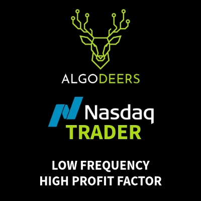 "ALGODEERS NASDAQ TRADER - LOW FREQUENCY" logo