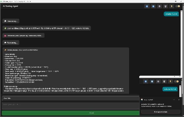 "AI Trading Agent" uploaded image
