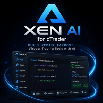 "cTrader Xen AI" logo
