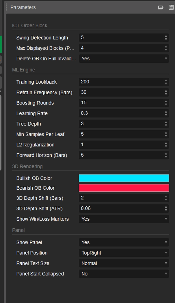 Trading product for Probabilistic ICT OrderBlocks 3D Indicator ADX Breaker Block, image 2