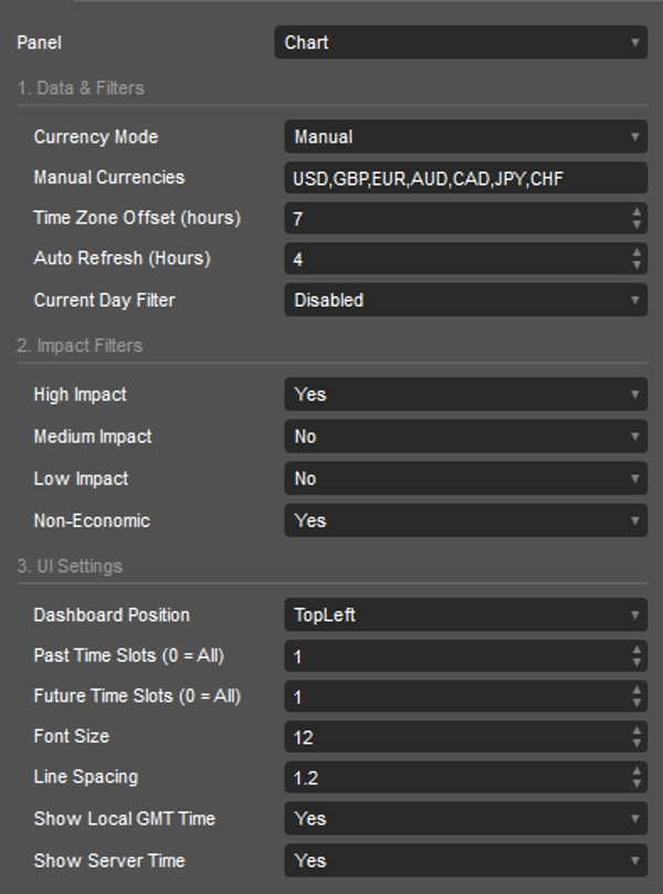 Trading product for HIO Economic Calendar To Telegram مؤشر Key Levels, image 4