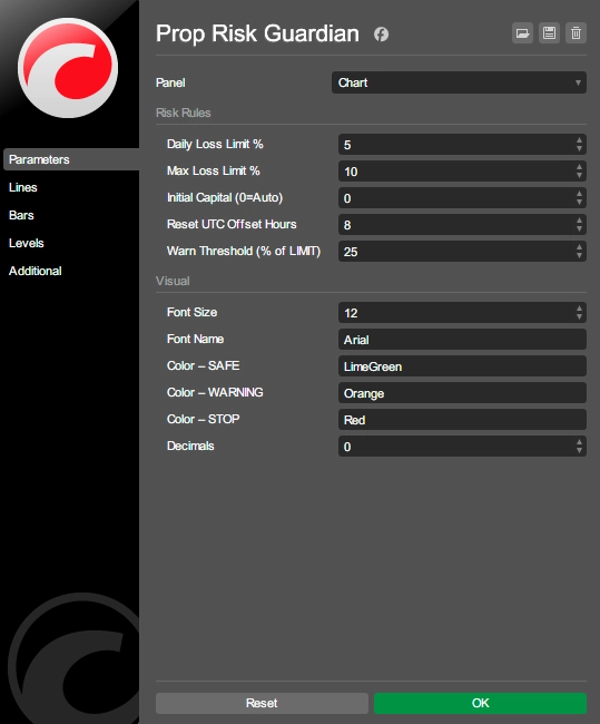 "Risk Guardian – Prop Firm HUD" uploaded image