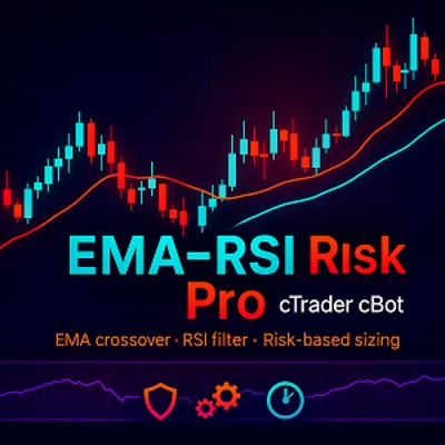 "EMA RSI Risk cBot" logo
