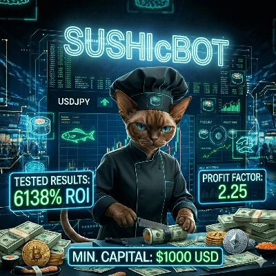 Logotipo de "SUSHI USDJPY M15 Pro v1.0"